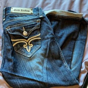 rock revival jeans capri